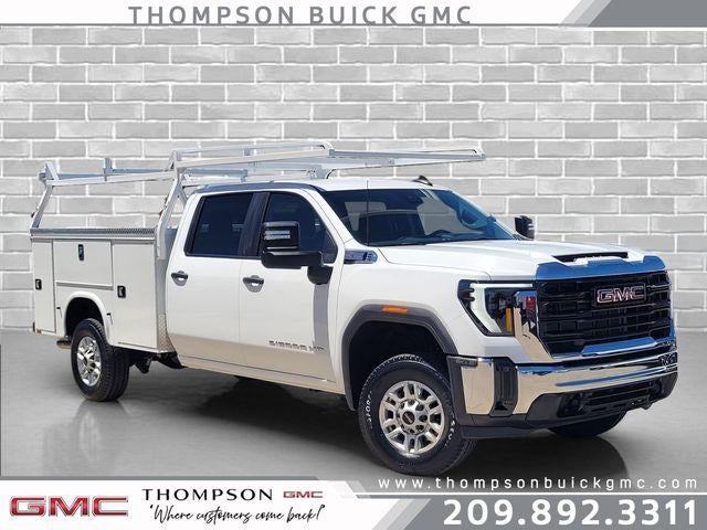 2026 GMC Sierra 2500 HD Pro in Summit White — front three-quarter view