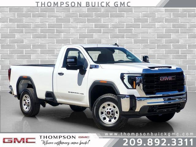 2026 GMC Sierra 2500 HD Pro in Summit White — front three-quarter view