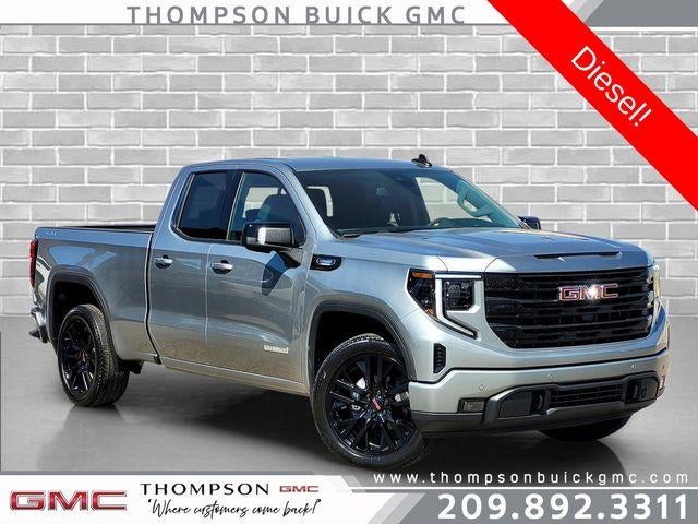 2026 GMC Sierra 1500 Elevation in Sterling Metallic — front three-quarter view