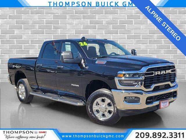 2026 RAM 2500 Big Horn in Black — front three-quarter view