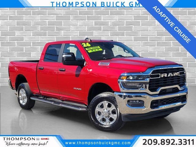 2026 RAM 2500 Big Horn in Red — front three-quarter view