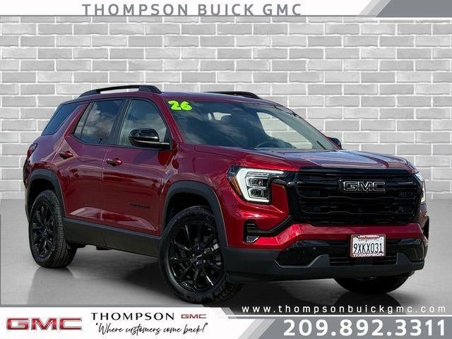 2026 GMC Terrain Elevation in Volcanic Red Tintcoat — front three-quarter view