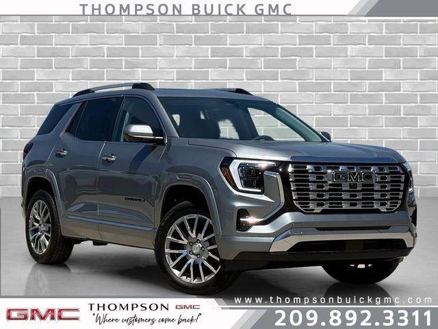 2026 GMC Terrain Denali in Sterling Metallic — front three-quarter view