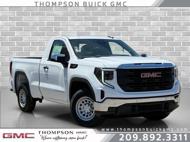 2026 GMC Sierra 1500 Pro in Summit White — front three-quarter view