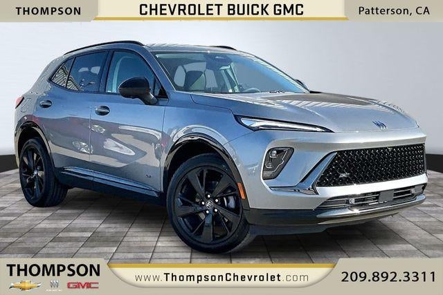 2026 Buick Envision Sport Touring in Moonstone Gray Metallic — front three-quarter view